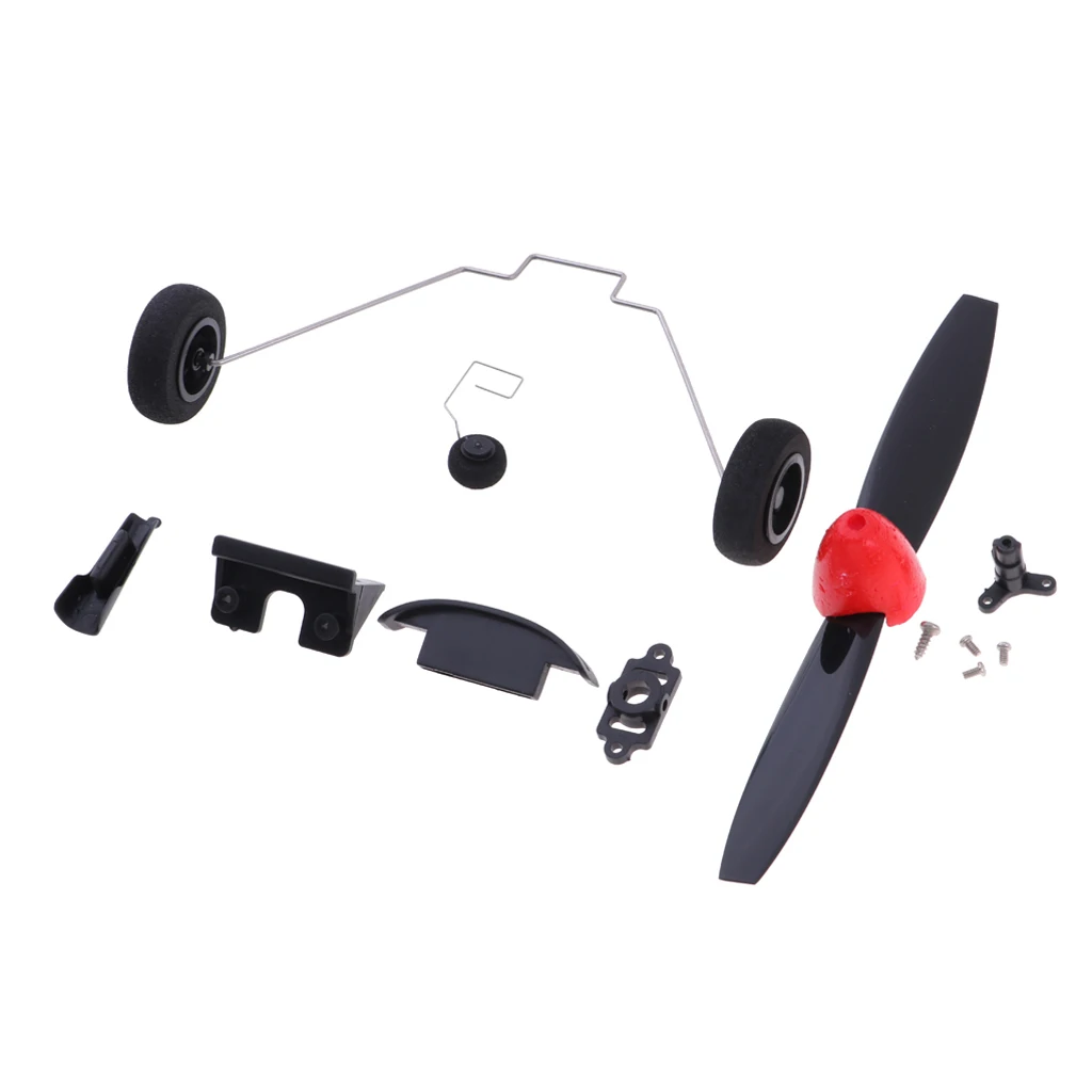 Пропеллер + передние и задние шасси запасные части для самолета WLtoys XK A430|Детали