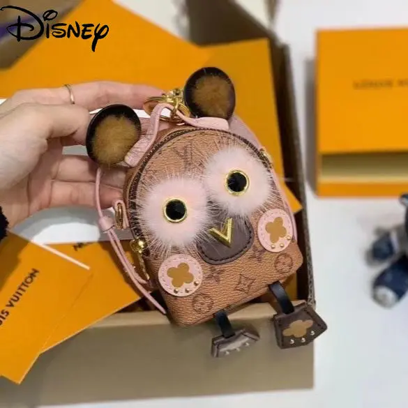 

Disney Mini Backpack Pendant Cute Owl Bag Card Bag Coin Purse Simple Casual Cartoon Cute Coin Purse