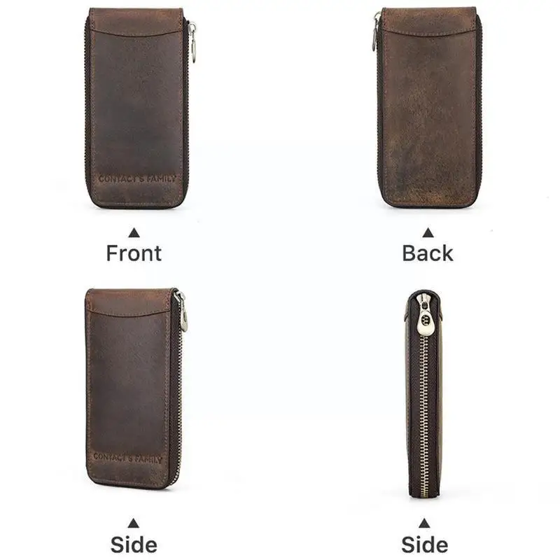

Pu Leather Watch Box Zipper Portable Organizer Bag Travel Display Jewelry Collector Storage Case Watch Case Watch C1T7