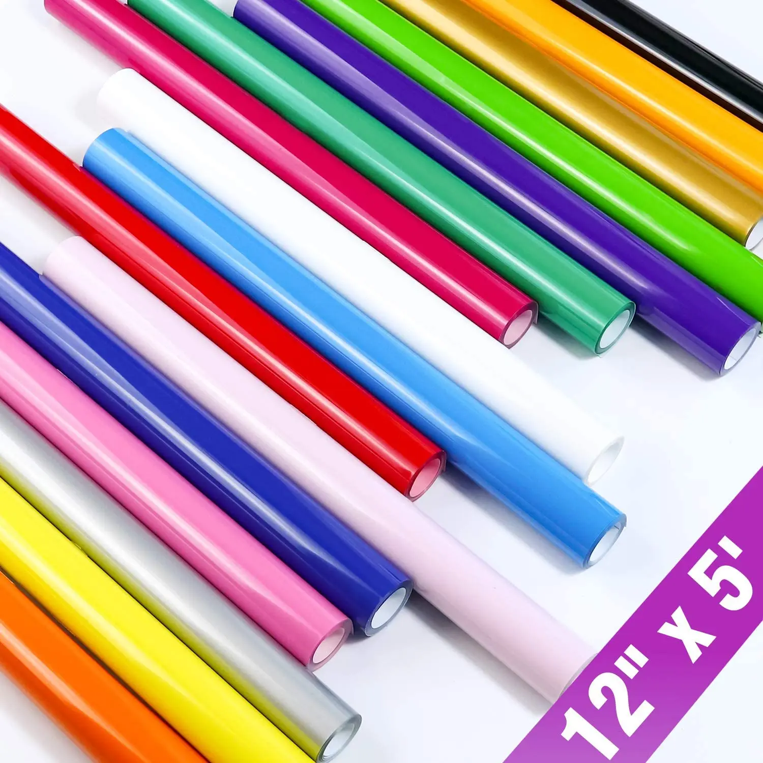 

Heat Transfer Vinyl HTV for T-Shirts 12 Inches by 5 Feet 30cm 150cm