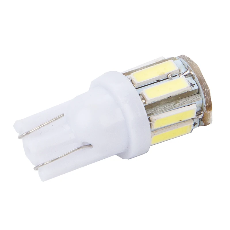 RXZ 10 шт. W5W светодиодный T10 7020 SMD для парковочные фары автомобиля Габаритные лампы