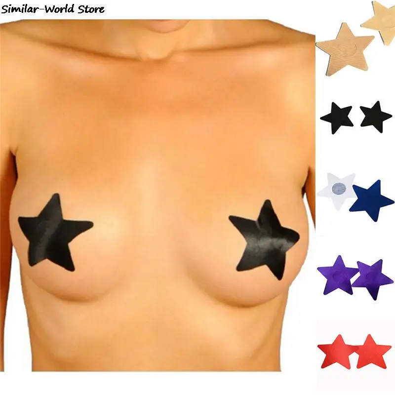 

1 пара, высокое качество, звездное женское покрытие для сосков, бесшовный Стикини клейкие наклейки, невидимое нижнее белье, бюстгальтер, леп...