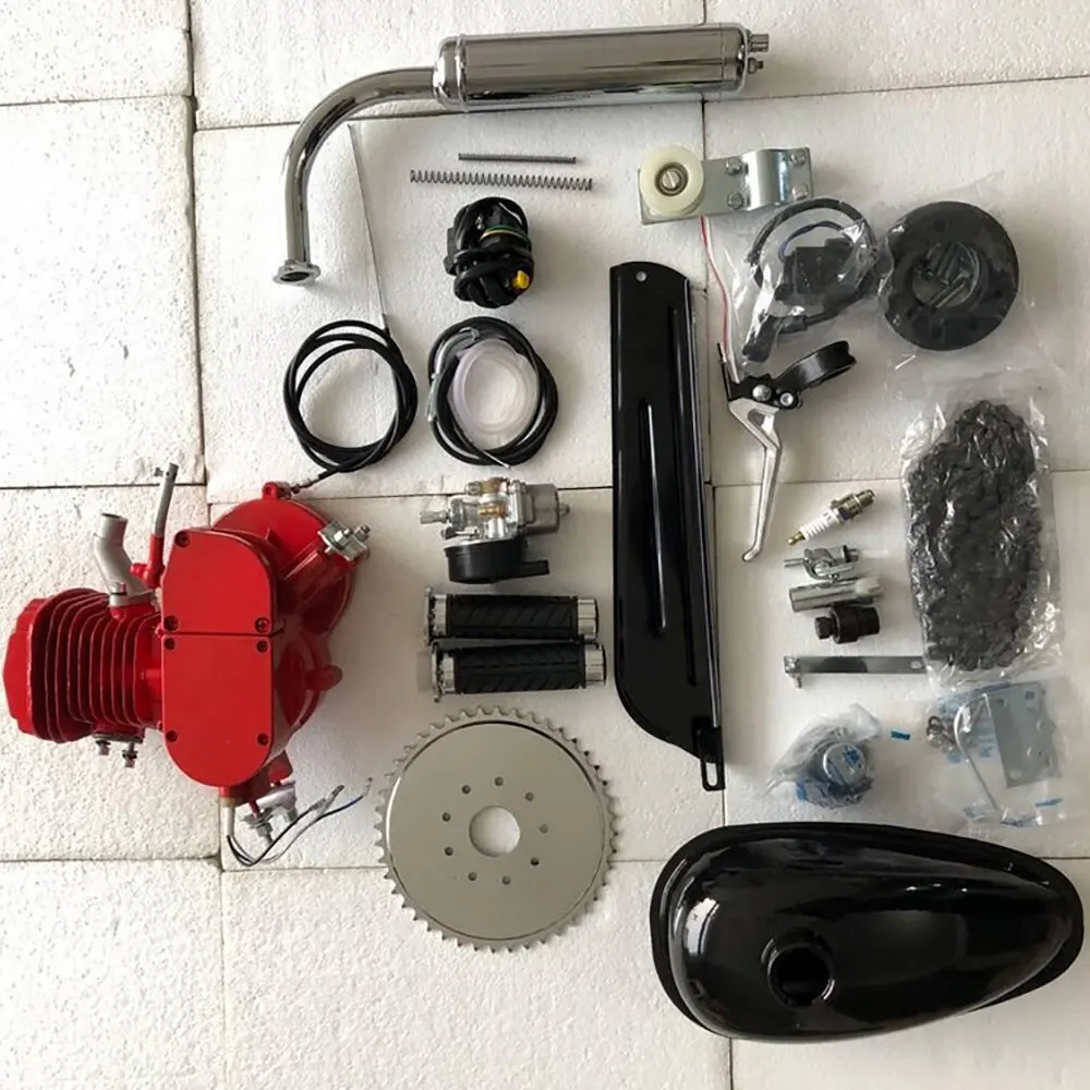 Motorcycle Bicycle Engine Modification Kit 50 60cc Stroke Gasoline Suitable for Most 26&quot 28&quot V-frames | Автомобили и