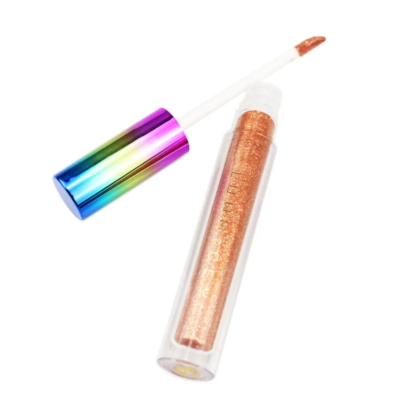 1 шт. тени для век блестящие Алмазный жидкий металлик сверкающие пигмент