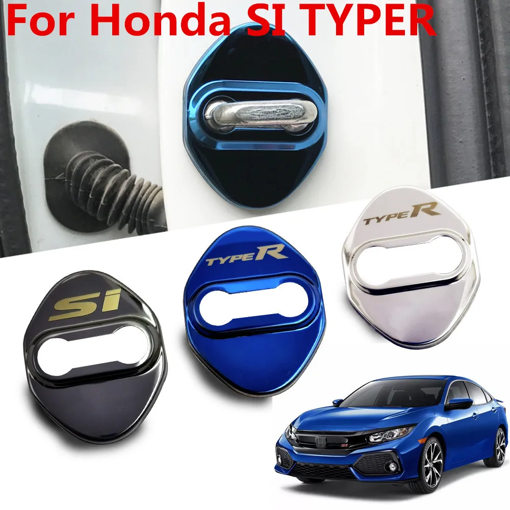 FLYJ 4 шт. Автомобильный Дверной замок автомобильная наклейка защелка стоп