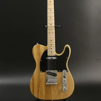human tl electric guitar alder body maple neck maple fingerboard natural gloss finish can be customized