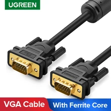 Ugreen VGA Cable VGA Male to Male Cable 1080P 5m 10m Cabo 15 Pin Cord Wire for TV Computer Monitor Projector VGA Cable 28 AWG