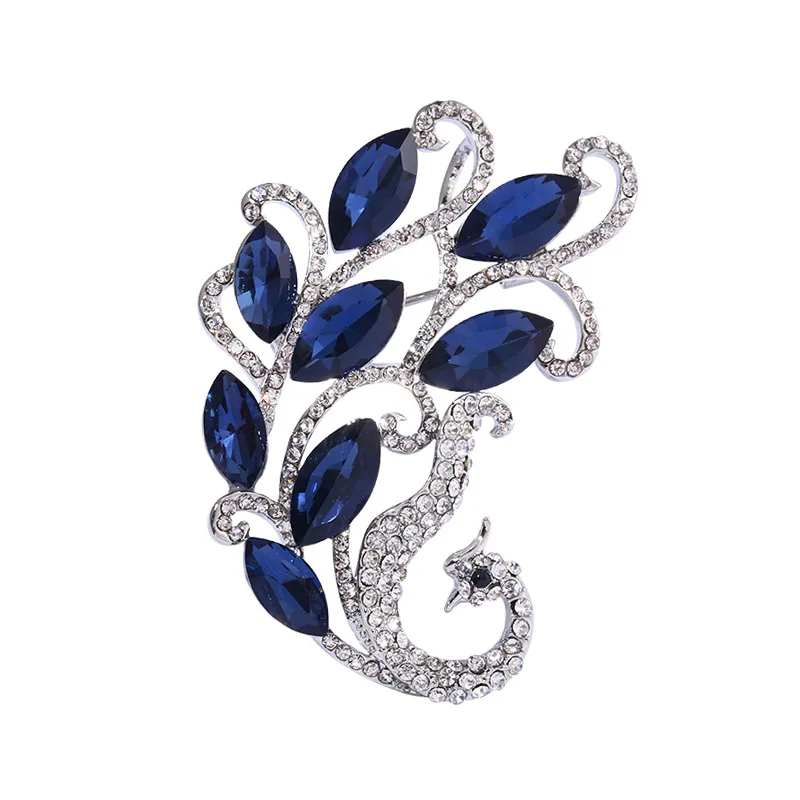 

Phoenix Brooch for Women Suit Coat Crystal Rhinestone Jewelry Luxury Animal Pins Scarf Buckle Banquet Gifts Clothing Accessories