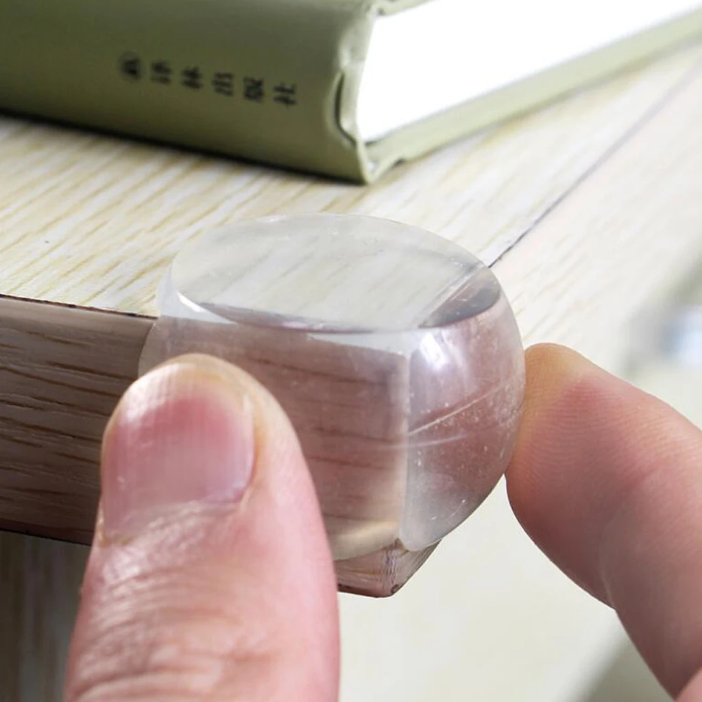Cubierta de goma para bordes de esquina de muebles, Protector de seguridad para ni&ntilde;os y beb&eacute;s, 20 unidades-0