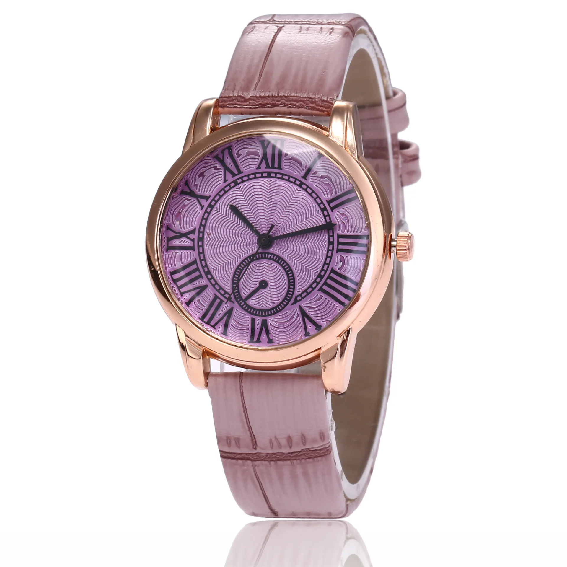 

Simple Elegant Diamond Glass Roman Scale Women's Watch Women's High-End Bamboo Belt Quartz Fashion Watch gift