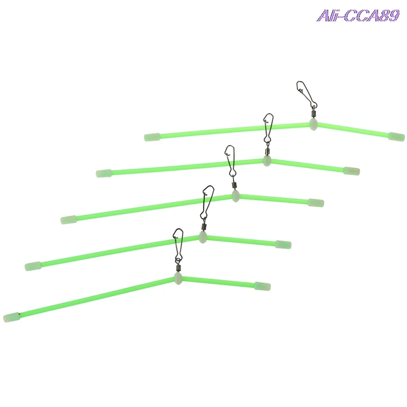 

5 шт. Пластик трубки рыбной ловли баланс Разъем Кронштейн светящиеся рыболовные группа ночная рыбалка локоть море соединитель для рыболовн...