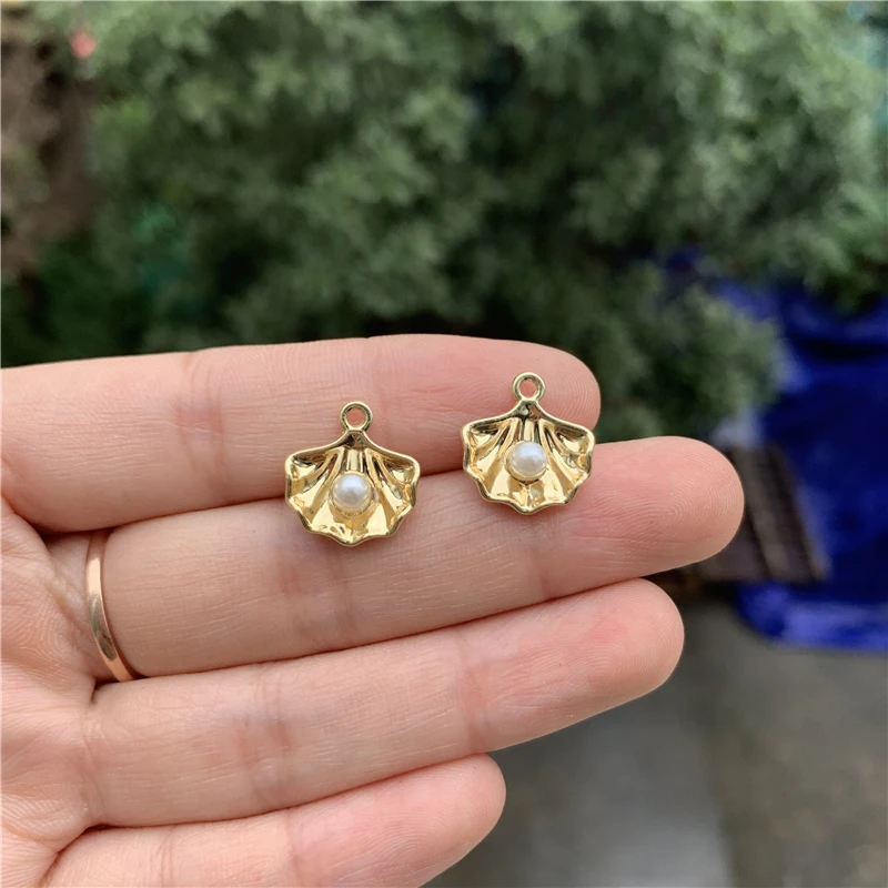 Подвески из цинкового сплава с имитацией жемчуга 2 шт./лот | Украшения и