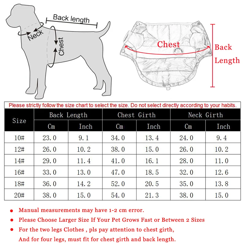 

Autumn Winter Pet Clothes For Dogs Waterproof Hooded Dog Coat Jacket Warm Puppy Pet Clothing Chihuahua French Bulldog Clothes