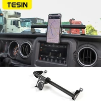 tesin gps stand holder for jeep gladiator jt 2018 car mobile phone support holder accessories for jeep wrangler jl 2019