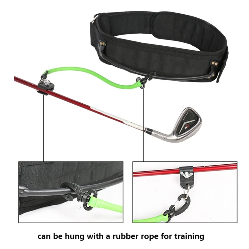 

Golf Swing Trainer Aid Grip Waist Band Trainer Aids Waist Strip Professional Posture Correction Belt for Golfer Beginner