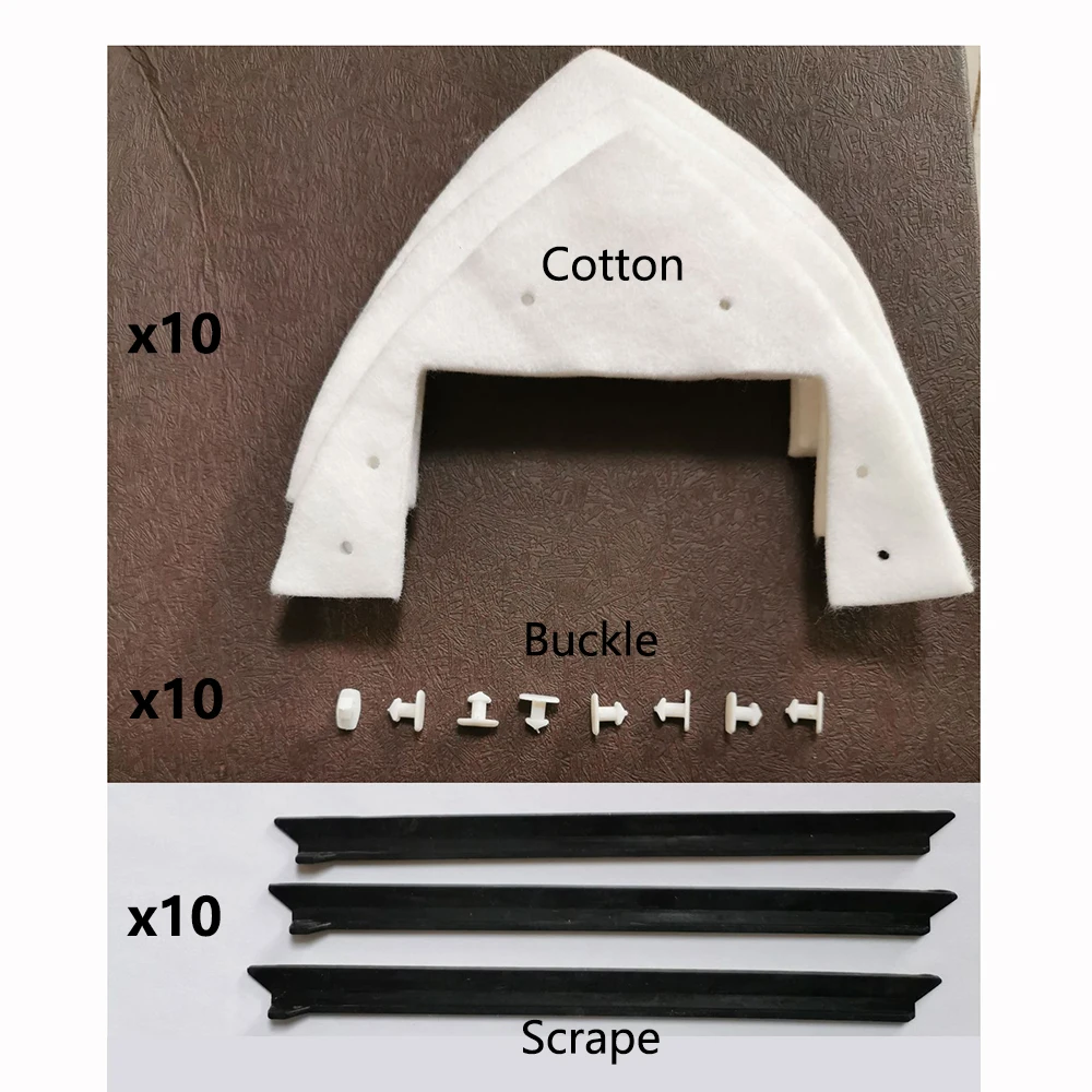 

Replacement Cotton Parts for Adjustable Magnetic Glass Window Cleaning Bursh 4-29 mm