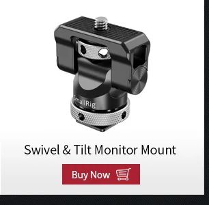 SmallRig регулируемое наклонное крепление монитора 180 градусов для DJI Ronin-S/Ronin-SC/Zhiyun Crane 3/Weebill Lab screen EVF Mount-2386