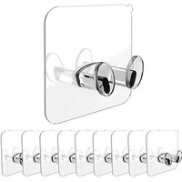 10 5Pcs Wall Storage Hook Punch-free Power Plug Socket Holder Strong Adhesive Plug Hooks for Kitchen Bathroom Office Phone Towel