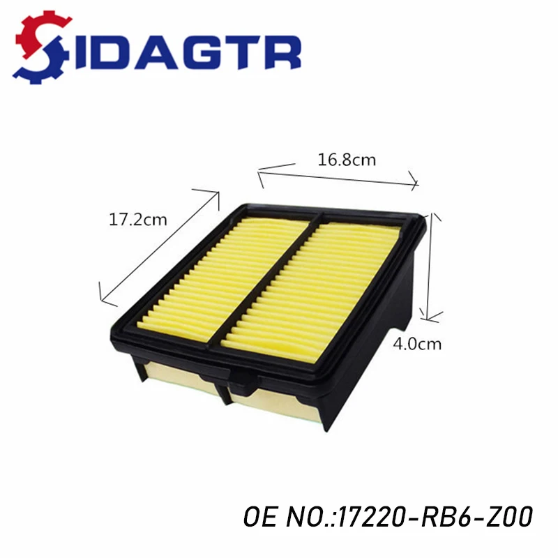 Автомобильный воздушный фильтр для Honda Fit GE 1.3L 1.5L 2008-2014 City GM2/GM3 2008 2009 2010 2011 2012 2013 2014OEM