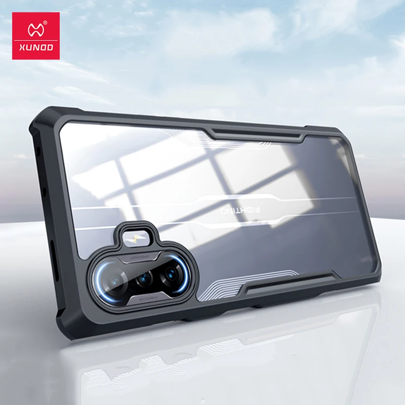 

For POCO F3 GT Case, Xundd Airbag Case, For Xiaomi POCOPHONE POCO F3 GT Case, Transparent Clear Shockproof Bumper Phone Cover
