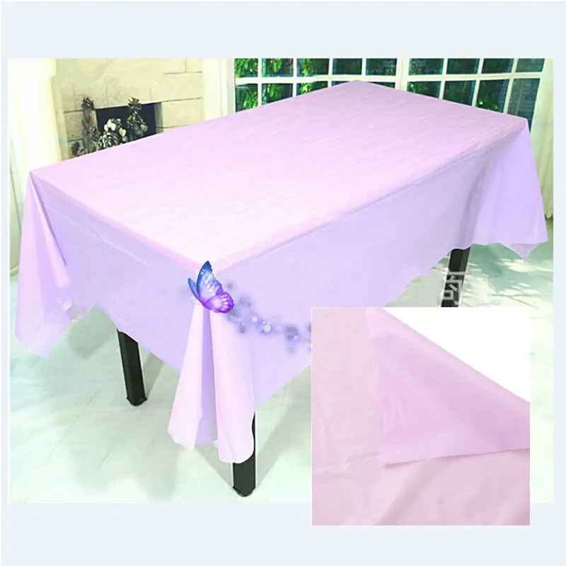 Disposable Tablecover Table Cloth Party Supplies Tableware Birthday Wedding Toalha De Mesa Kitchen Christmas Tablecloth | Дом и сад