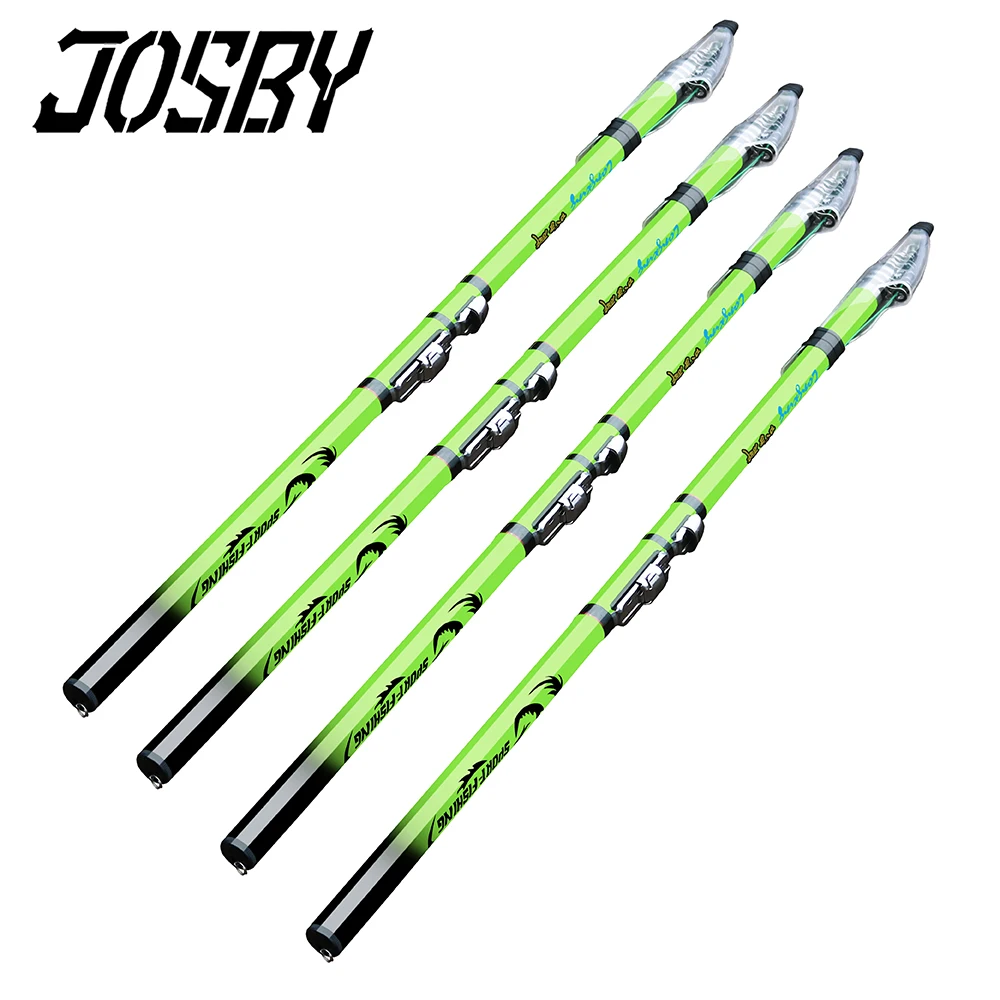 JOSBY углеродное волокно Рок Удочка телескопическая Фидер Полюс Спиннинг 3 6 М 4 5 м