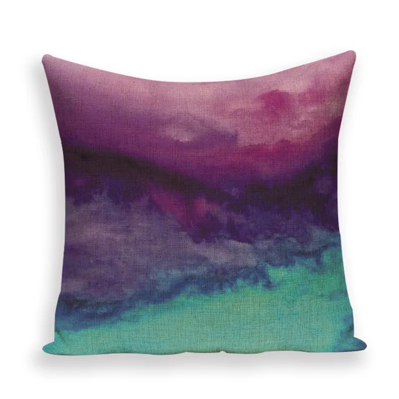 Новинка 2019 наволочка для подушки в современном стиле с перьями акварелью