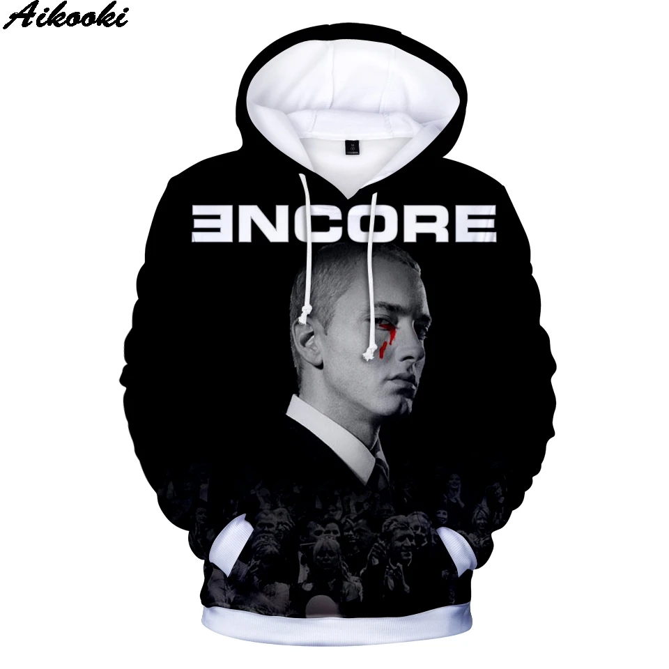 

2021 New Aikooki 3D EMINEM Hoodies Men Women Fashion Casual Hip Hop Hoodie 3D Print EMINEM Hoodie Sweatshirts