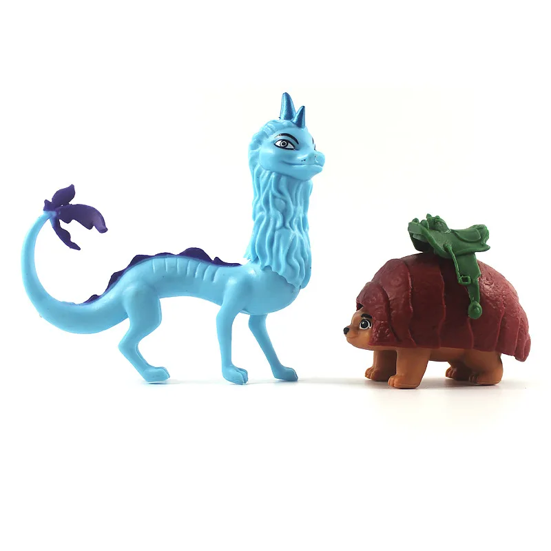 8 шт./компл. экшн-фигурки Диснея Рэй и последнего дракона модели игрушек