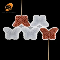 butterflies shape lollipop silicone mould diy handmade chocolate candy mold sugarcraft cake%c2%a0decorating%c2%a0tools baking accessories