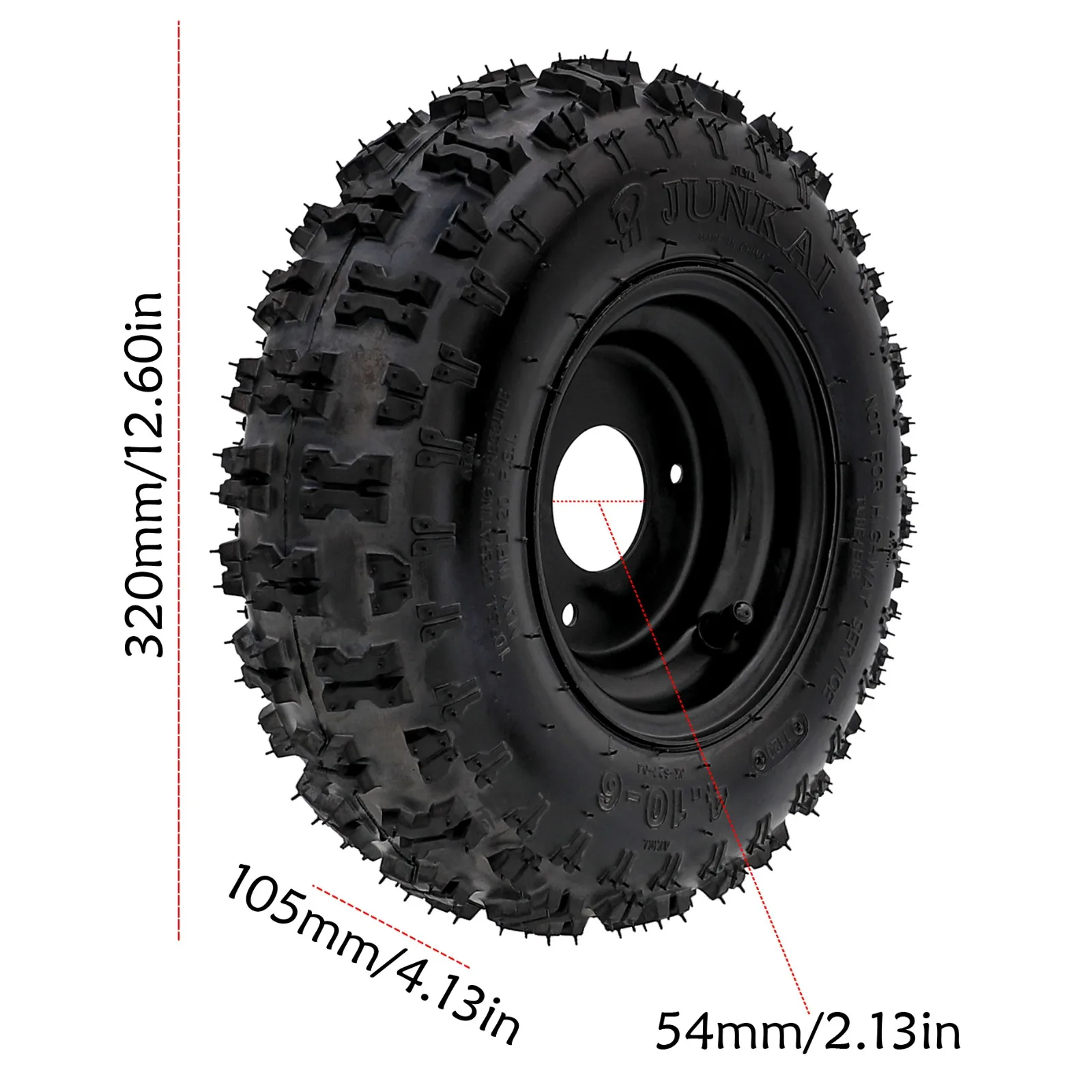 4 sztuk 4.10-6 145/70-6 16X8-7 opony felgi do gokartów Scoote QUAD Bike Buggy Wózek Drift Trike DIY ATV