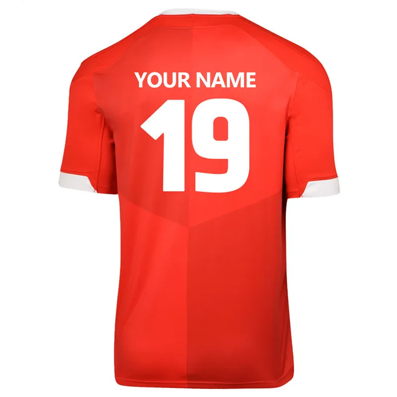 Print name number WALES RUGBY домашний вдали Джерси размер S-5XL наивысшего качества - Цвет: Print name number