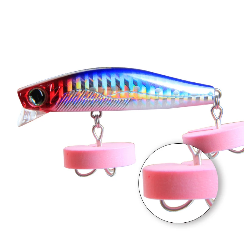 12 шт. Рыболовная Приманка Minnow ВЧ защитный колпачок на крючке крышка креветки