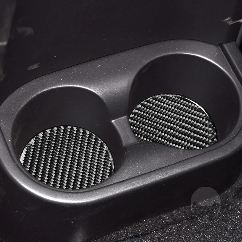 

For 07-10 Jeep Wrangler Carbon Fiber Coaster/4pcs