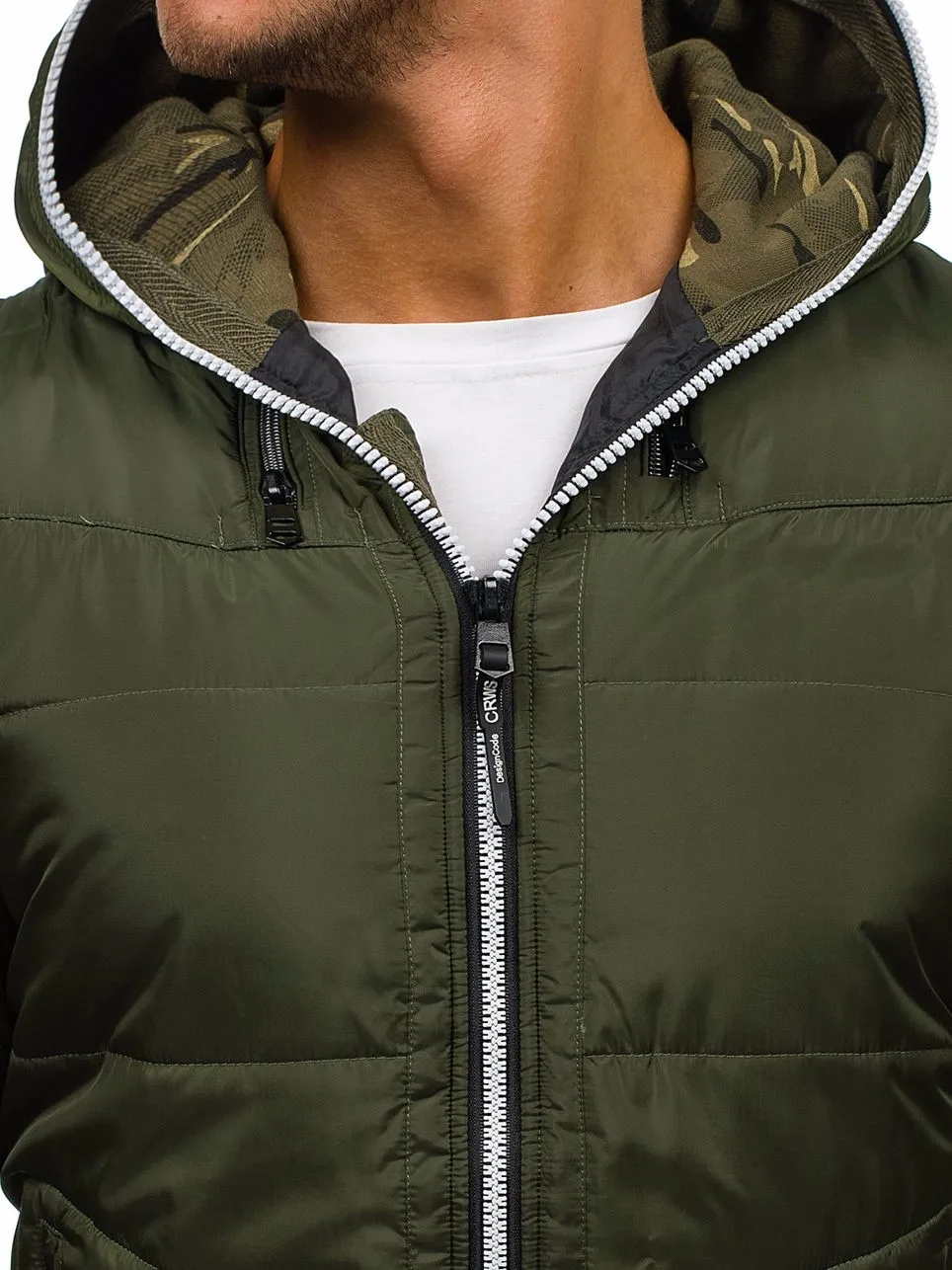 

ZOGAA winter jacket Casual fashion stitching color military style parka men Thick Cotton Hooded Zipper clothes men winter coats