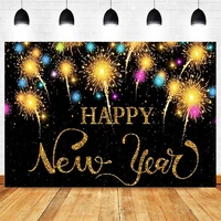 happy new year 2022 decorations black gold happy new year banner sign happy new year 2022 fireworks background
