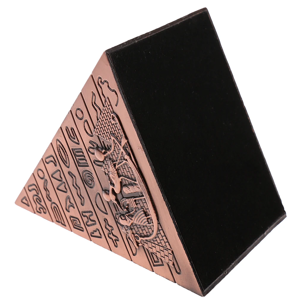 Сплав египетского модель пирамиды статуя Мировая архитектура украшение дома