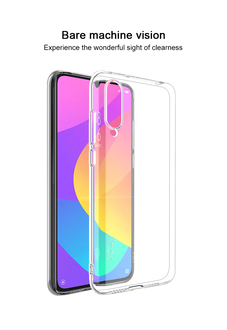 IMAK Для Xiaomi Mi 9 Lite CC9 чехол для Xiaomi Mi A3 CC9e чехол 1,3 мм утолщение Тип UX-5 противоударный мягкий ТПУ чехол