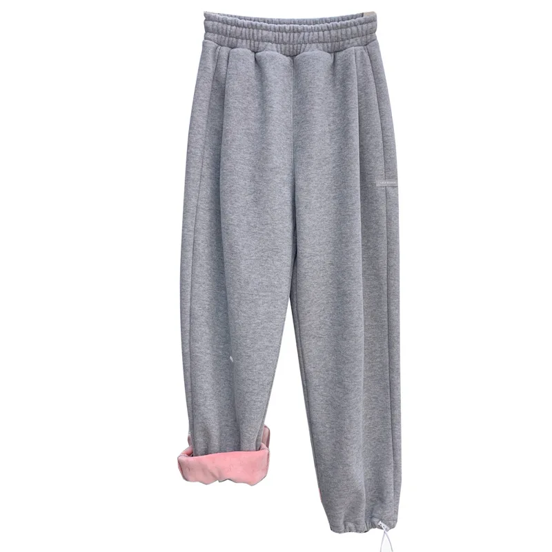 

Women Winter Pants Women Casual Warm Pants Harem Pants Thick Lined Fleece Sweatpants Trousers Pantalons Femme X67