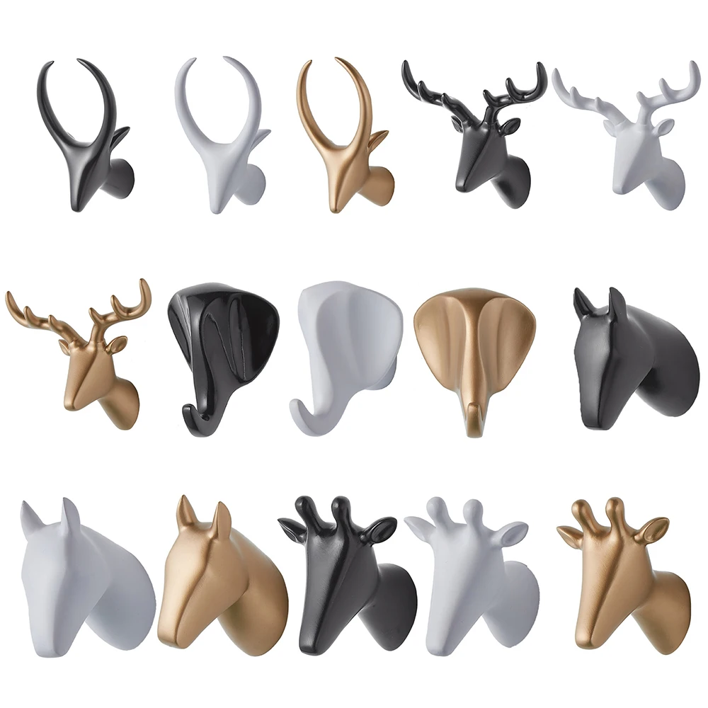 Украшение головы животного ремесло настенная скульптура оленя украшение стены