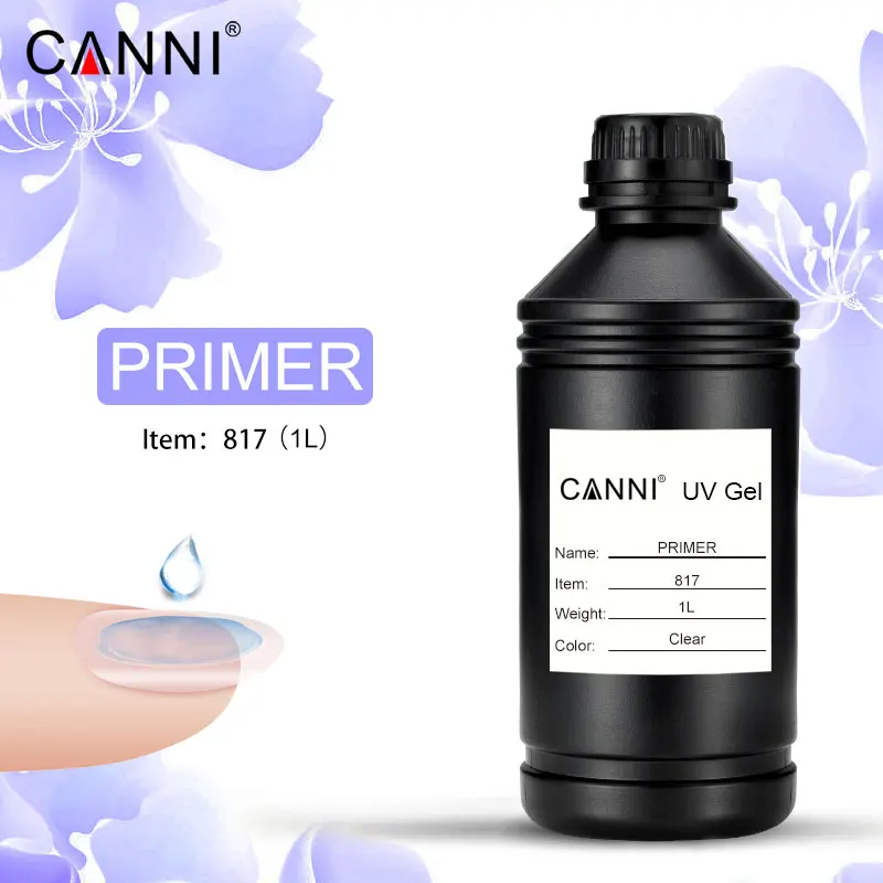 CANNI закаленное топовое покрытие без протирания гель 1 кг сырье светодиодный Яркий