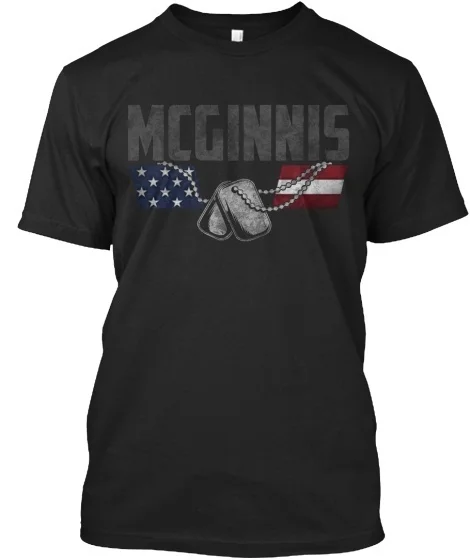 Mcginnis Family Honors Veterans Standard Unisex T-shirt