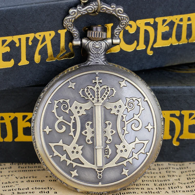 

Engraved Pattern Quartz Pocket Watch Vintage Charm Necklace Pendant Women Men Gifts Relogio DeBolso