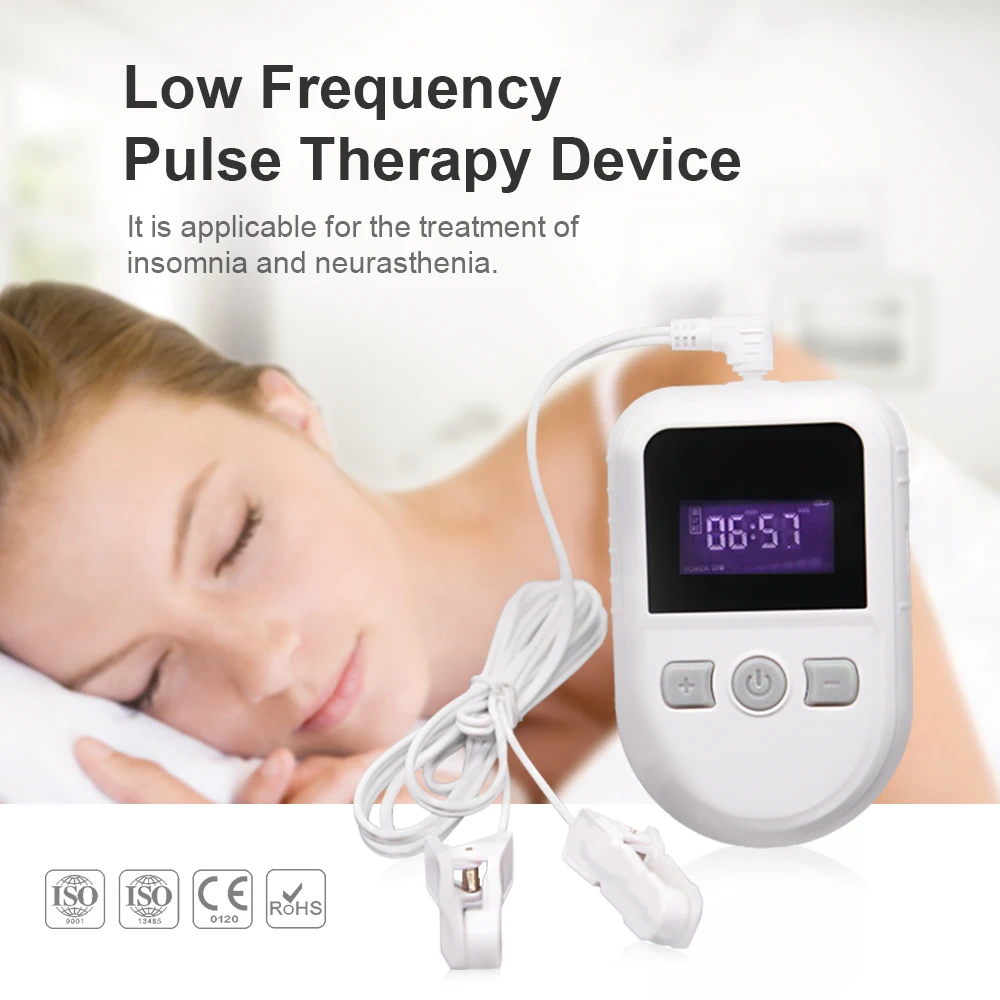 Cranial Electrotherapy Stimulator Therapy Sleep Aid Help Sleepless Insomnia Anxiety Depression Migraine Headache Relief Device | Красота и