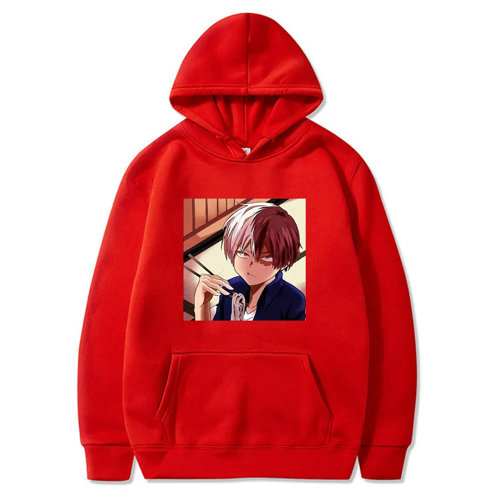 

My Hero Academia Hoodies Japanese Anime Streetwear Todoroki Shoto Sweatshirt Men/Women's Fashion Hip Hop Hoodie Casual pullovers