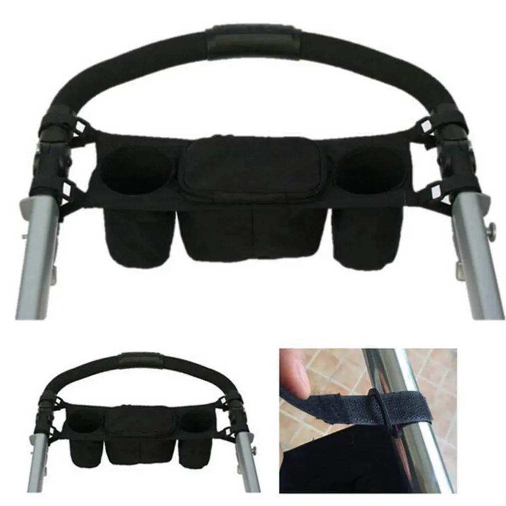 

Baby Stroller Organizer Baby Carriage Bottle Cup Holder Bag for Buggy Baby Stroller Accessories Wheelchair Bag
