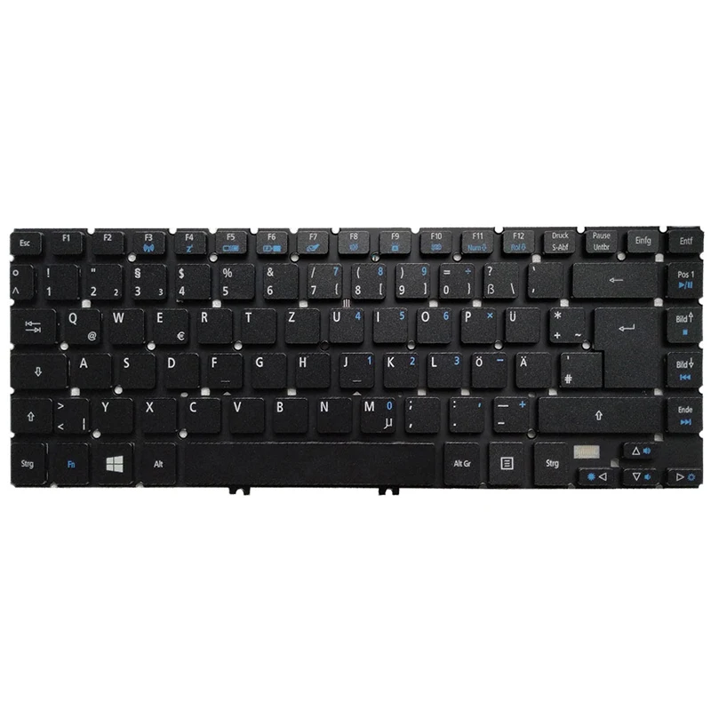 Новая немецкая клавиатура для ноутбука ACER R7 R7-572 R7-572G R7-571 MS2317 GR с подсветкой -