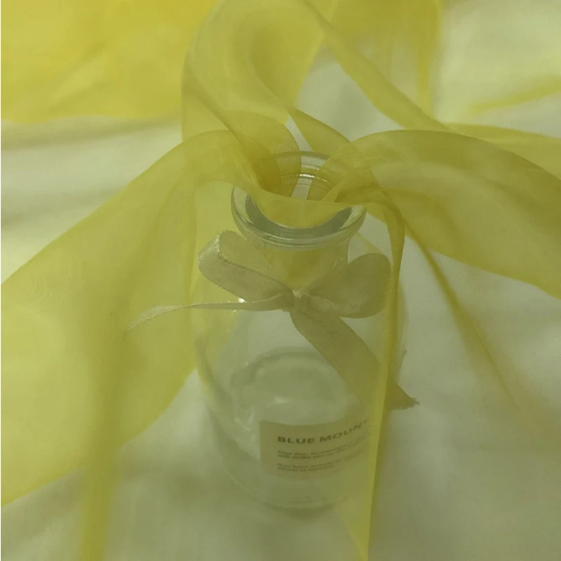 X см прозрачный тюль для платья из органзы Прозрачный марлевый элемент украшения