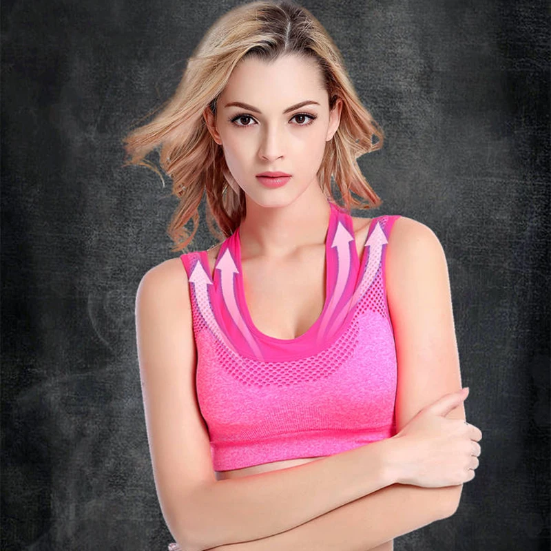 Женский укороченный топ для занятий спортом бесшовный спортивный фитнеса и