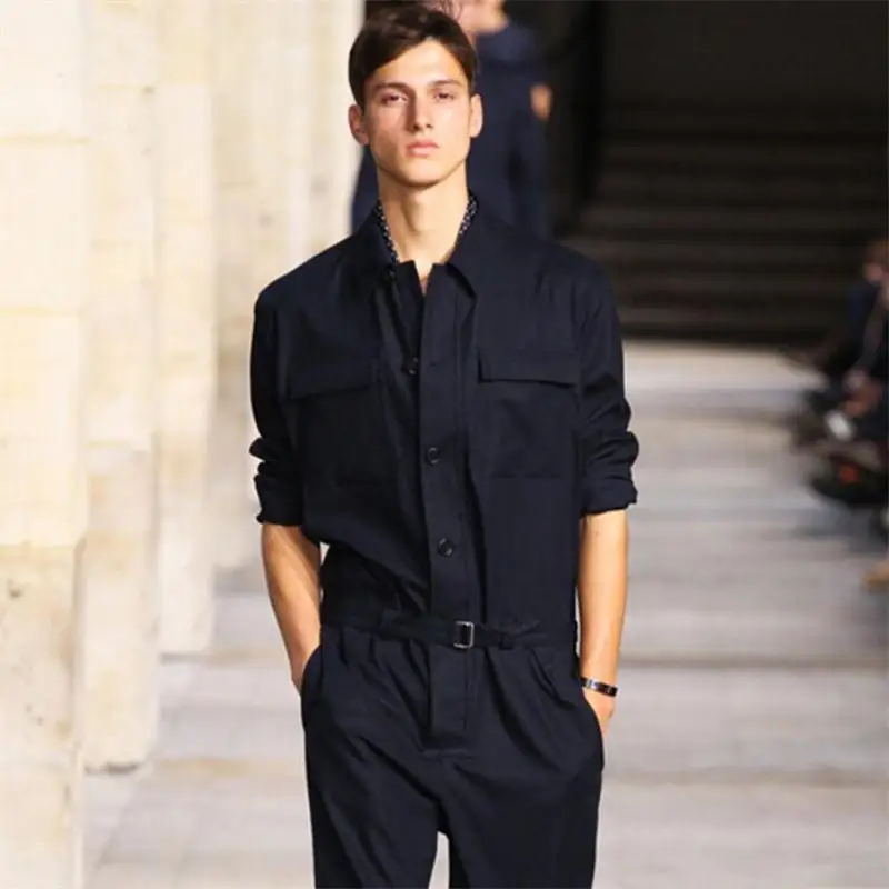 Мужской комбинезон украшение для мужских брюк рабочая одежда тренд M